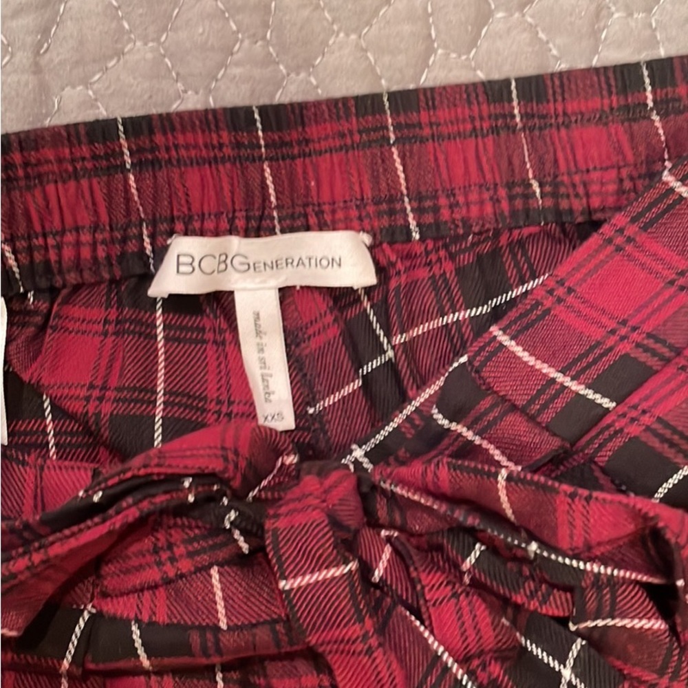 BCBG plaid pants